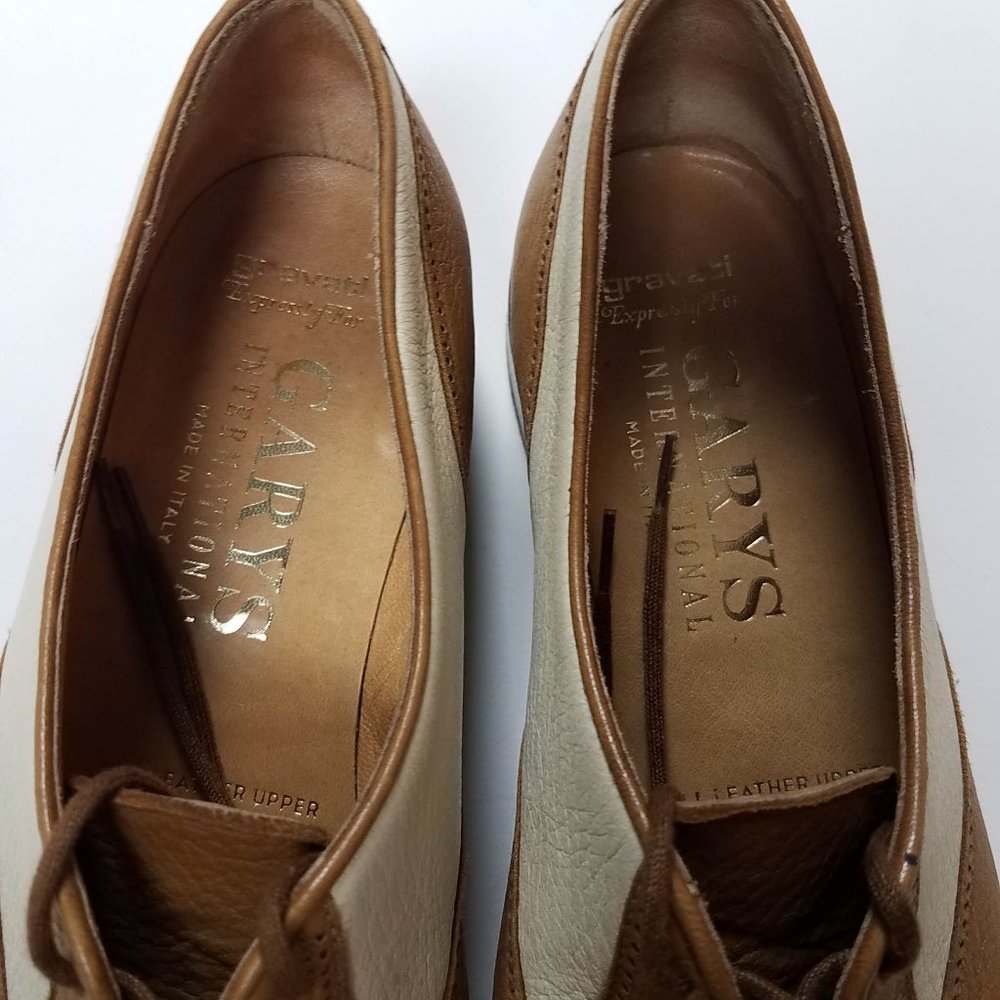 Gary's International Oxfords Flats Sz 7.5 Brown - Picture 4 of 10